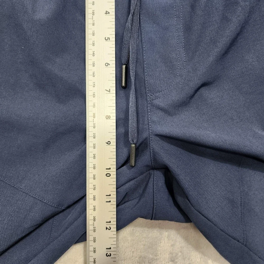 Gerry Shorts‎ Mens S Blue Stretch Pull On Zip Pocket Drawstring Athletic Workout
